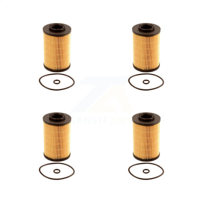 Filtre à huile à cartouche moteur (paquet de 4) pour Hyundai Santa Fe Genesis Coupé Sonata