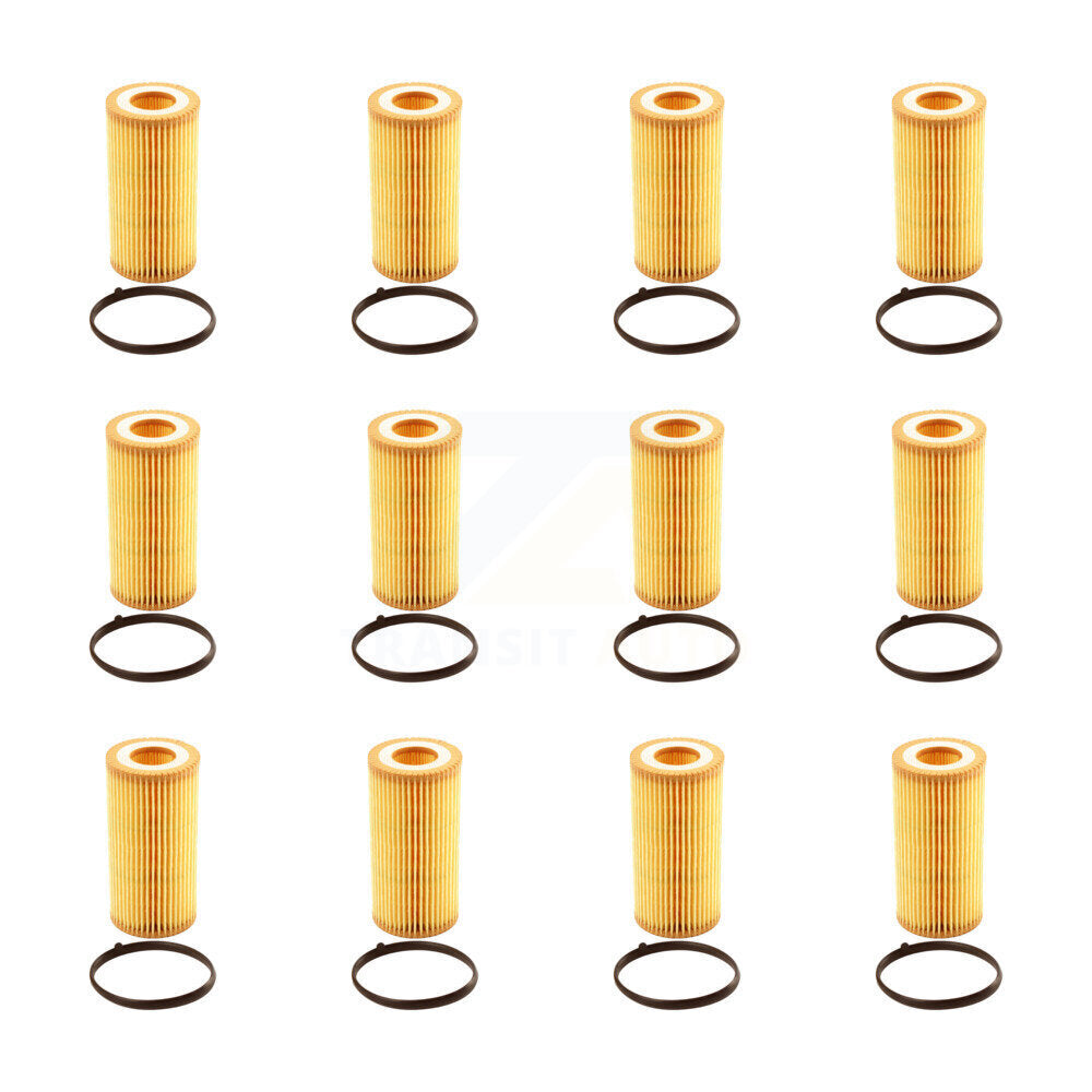 Filtre à huile à cartouche moteur (paquet de 12) pour Volkswagen Jetta Passat Golf Audi A4