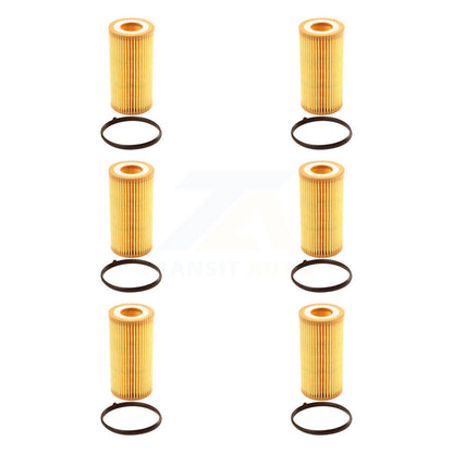Filtre à huile à cartouche moteur (paquet de 6) pour Volkswagen Jetta Passat Golf Audi A4 A