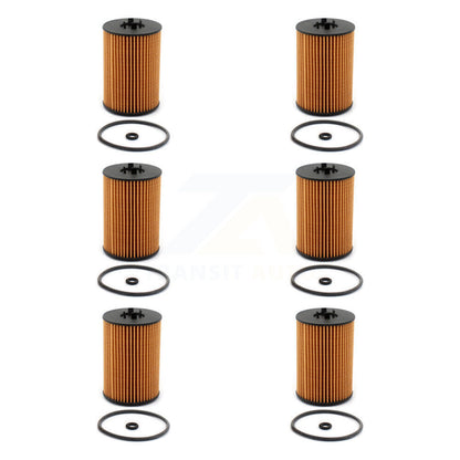 Filtre à huile à cartouche moteur (paquet de 6) pour Volkswagen Jetta Golf Passat SportWage