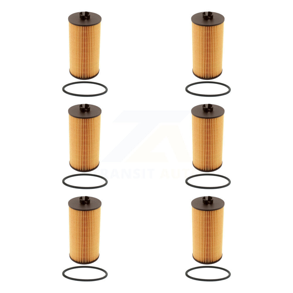 Filtre à huile à cartouche moteur (paquet de 6) pour Ford F-350 Super Duty F-250 E-350 Club