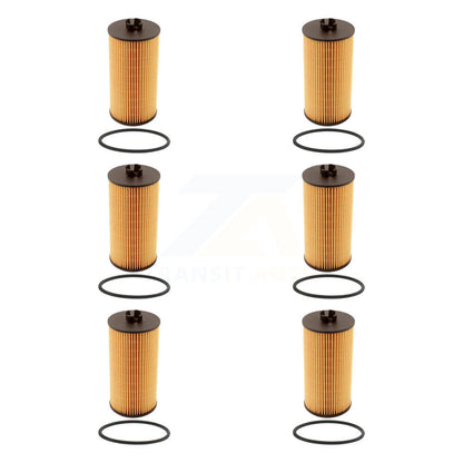 Filtre à huile à cartouche moteur (paquet de 6) pour Ford F-350 Super Duty F-250 E-350 Club
