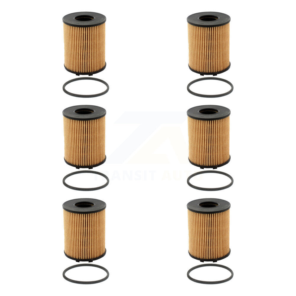 Filtre à huile à cartouche moteur (paquet de 6) pour Fiat 500 Dodge Dart Jeep Renegade 500L