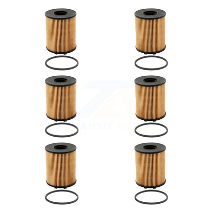 Filtre à huile à cartouche moteur (paquet de 6) pour Fiat 500 Dodge Dart Jeep Renegade 500L