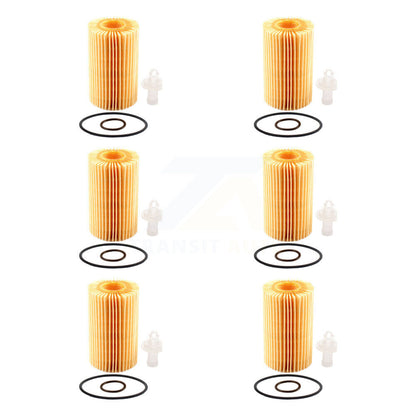 Filtre à huile à cartouche moteur (paquet de 6) pour Toyota Tundra Sequoia Lexus LX570 LC50
