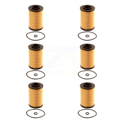 Filtre à huile à cartouche moteur (paquet de 6) pour Hyundai Santa Fe Genesis Coupé Sonata