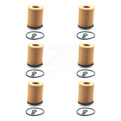 Filtre à huile à cartouche moteur (paquet de 6) pour Mercedes-Benz GLC300 C300 GLA250 CLA25