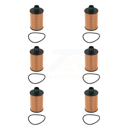 Filtre à huile à cartouche moteur (paquet de 6) pour Ram 1500 Jeep Grand Cherokee Classic