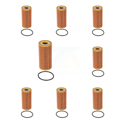 Filtre à huile à cartouche moteur (paquet de 8) pour Volkswagen Audi Jetta Tiguan Atlas Q5