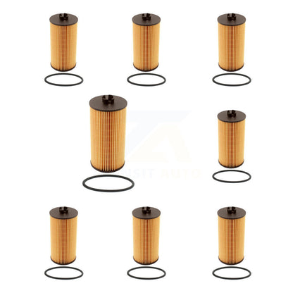 Filtre à huile à cartouche moteur (paquet de 8) pour Ford F-350 Super Duty F-250 E-350 Club