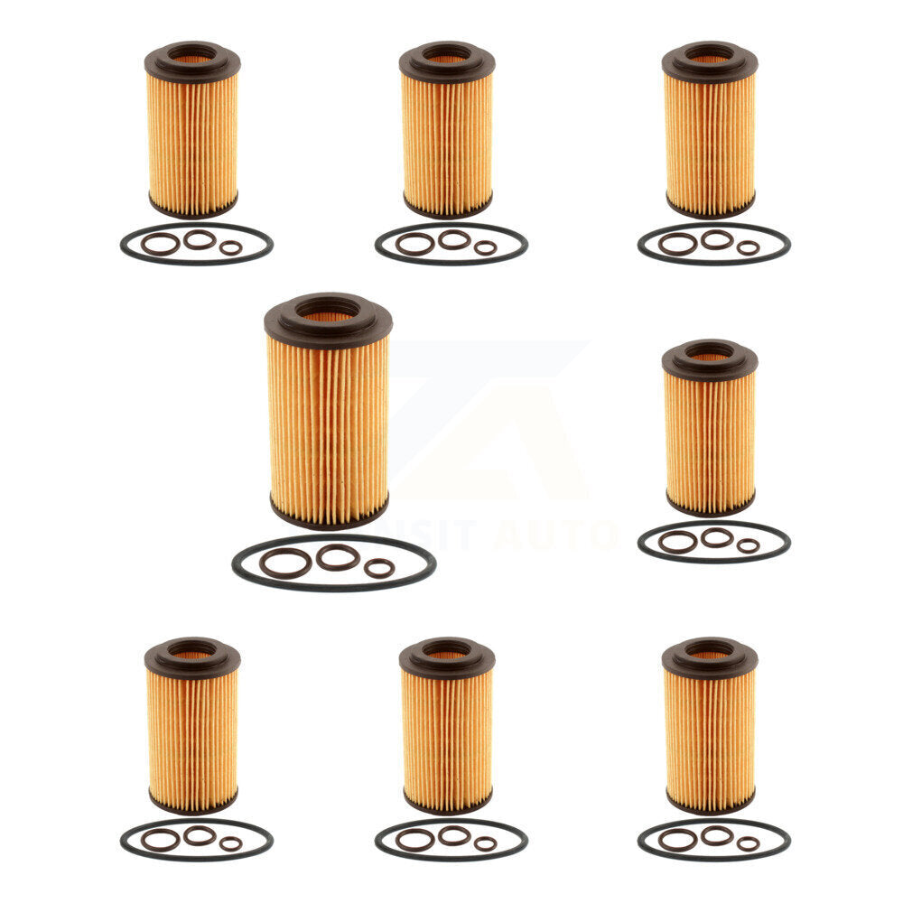 Filtre à huile à cartouche moteur (paquet de 8) pour Mercedes-Benz GLK350 C300 ML350 C250