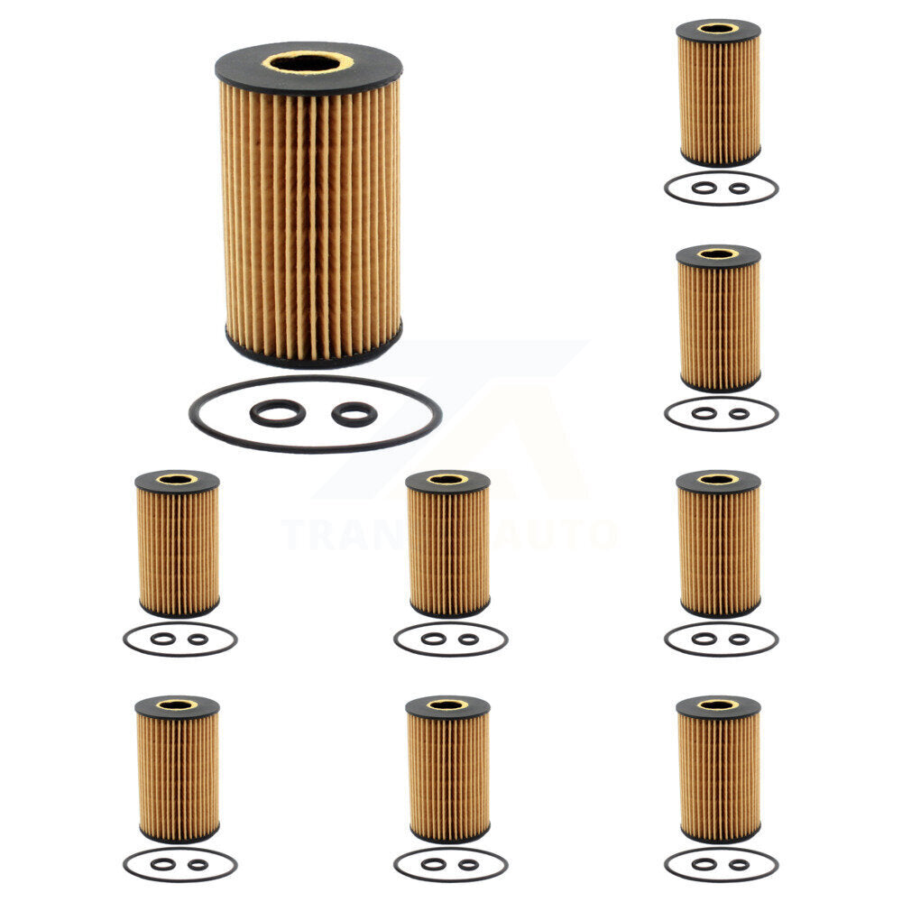 Filtre à huile à cartouche moteur (paquet de 9) pour Volkswagen Passat 2.0L 2012-2014