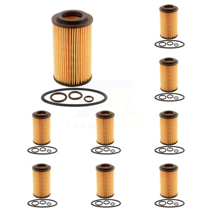 Filtre à huile à cartouche moteur (paquet de 9) pour Mercedes-Benz GLK350 C300 ML350 C250