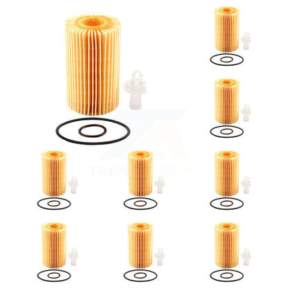 Filtre à huile à cartouche moteur (paquet de 9) pour Toyota Tundra Sequoia Lexus LX570 LC50