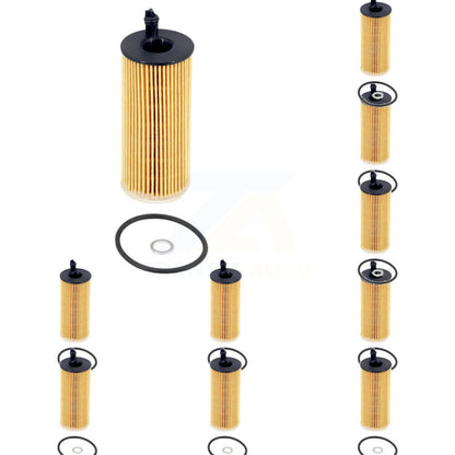 Filtre à huile à cartouche moteur (paquet de 10) pour BMW X5 X3 328d xDrive 535d 740Ld
