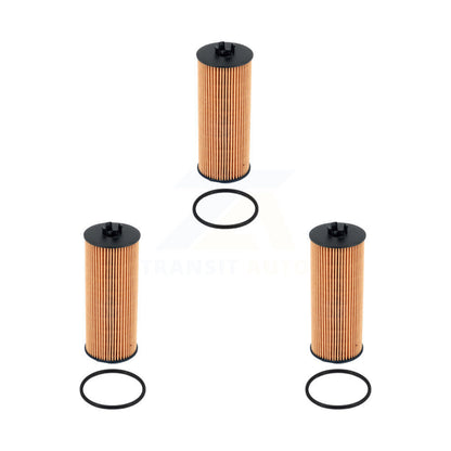 Filtre à huile à cartouche moteur (paquet de 3) pour Mercedes-Benz G63 AMG S550 GLE63 S E63