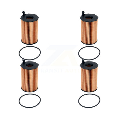 Filtre à huile à cartouche moteur (paquet de 4) pour Audi Q5 Volkswagen Touareg Porsche Q7