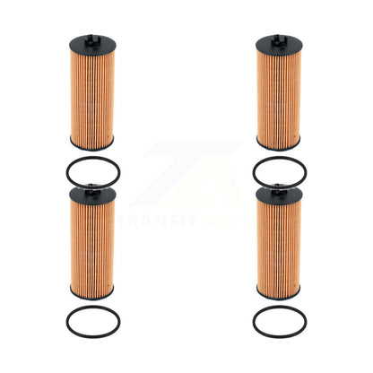 Filtre à huile à cartouche moteur (paquet de 4) pour Mercedes-Benz G63 AMG S550 GLE63 S E63