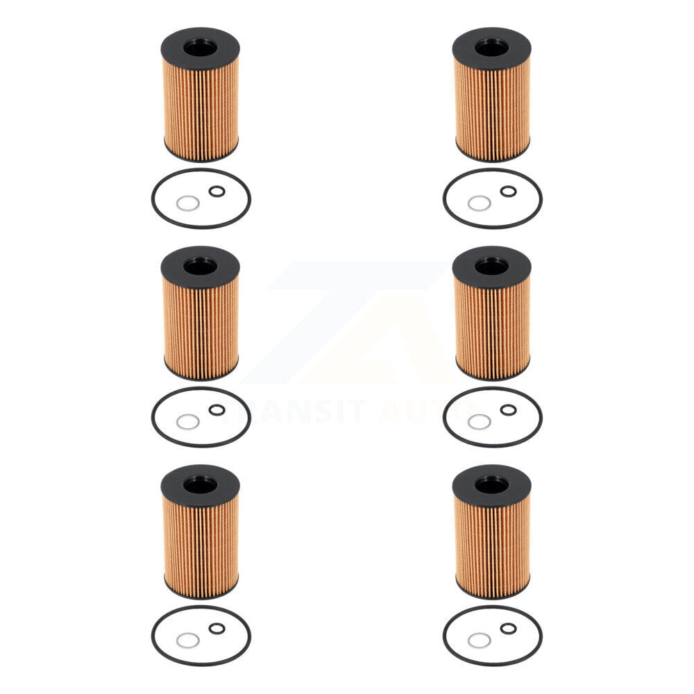 Filtre à huile à cartouche moteur (paquet de 6) pour BMW X5 X6 Land Rover X7 Range Sport M5