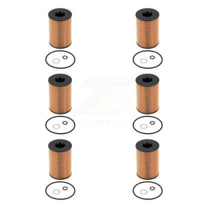 Filtre à huile à cartouche moteur (paquet de 6) pour BMW X5 X6 Land Rover X7 Range Sport M5