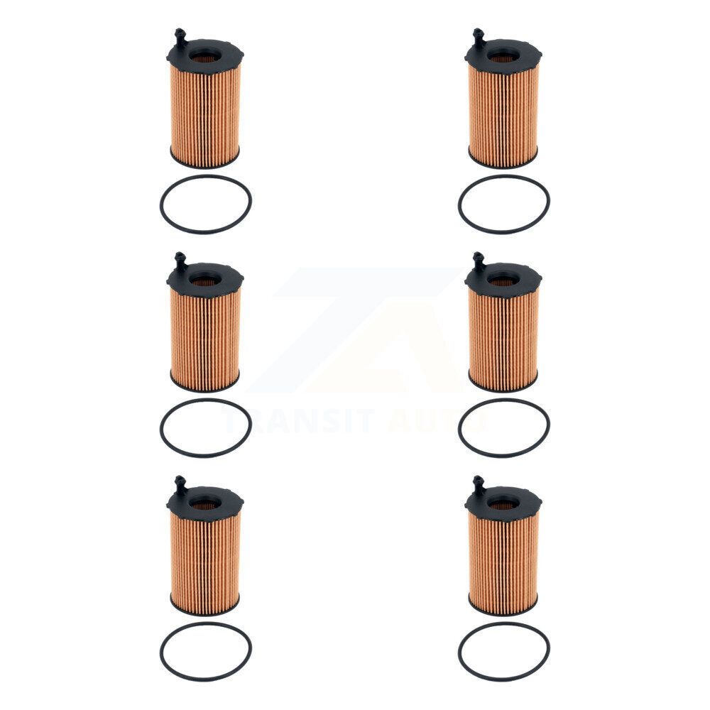 Filtre à huile à cartouche moteur (paquet de 6) pour Audi Q5 Volkswagen Touareg Porsche Q7