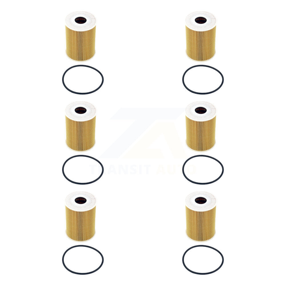 Filtre à huile à cartouche moteur (paquet de 6) pour Porsche 911 Cayenne Macan Panamera BMW