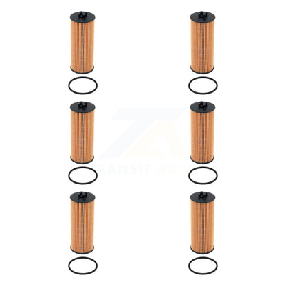Filtre à huile à cartouche moteur (paquet de 6) pour Mercedes-Benz G63 AMG S550 GLE63 S E63