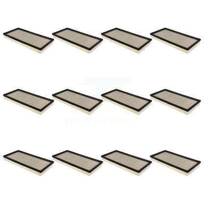 Filtre à air moteur (paquet de 12) pour Chevrolet GMC K1500 Corvette C1500 K2500 C2500