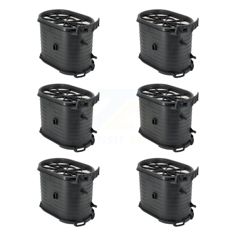 Filtre à air moteur (paquet de 6) pour Ford F-350 Super Duty F-250 Excursion F-550 F-45
