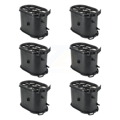 Filtre à air moteur (paquet de 6) pour Ford F-350 Super Duty F-250 Excursion F-550 F-45