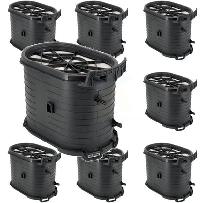 Filtre à air moteur (paquet de 8) pour Ford F-350 Super Duty F-250 Excursion F-550 F-45