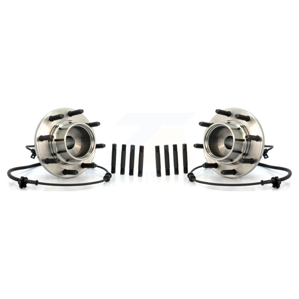 Paire d'assemblage de moyeu de roulement de roue avant, pour Ford F-350 Super Duty F-250 Excursion