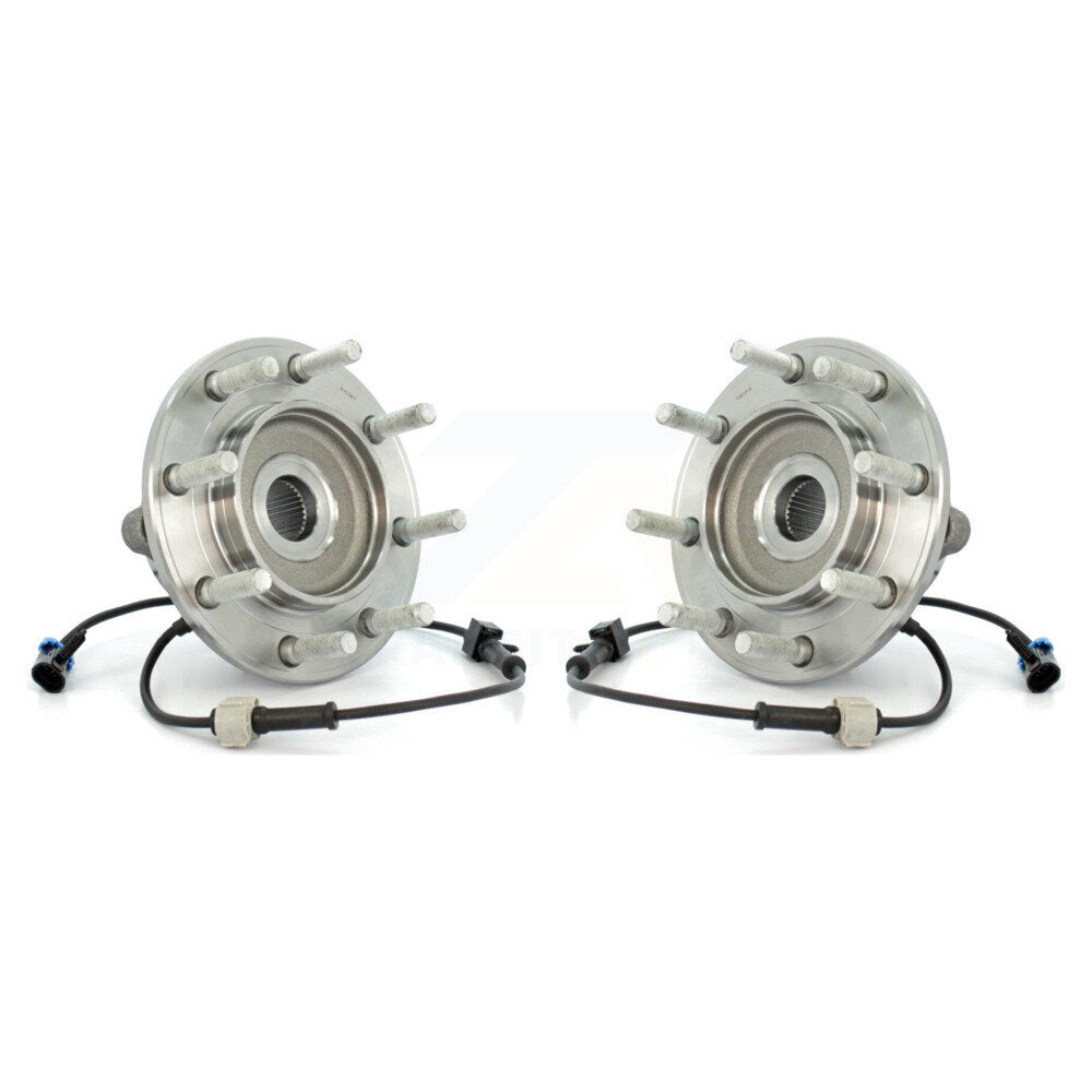 Paire d'assemblage de roulement et moyeu de roue avant pour Chevrolet GMC Sierra 3500 Silverado