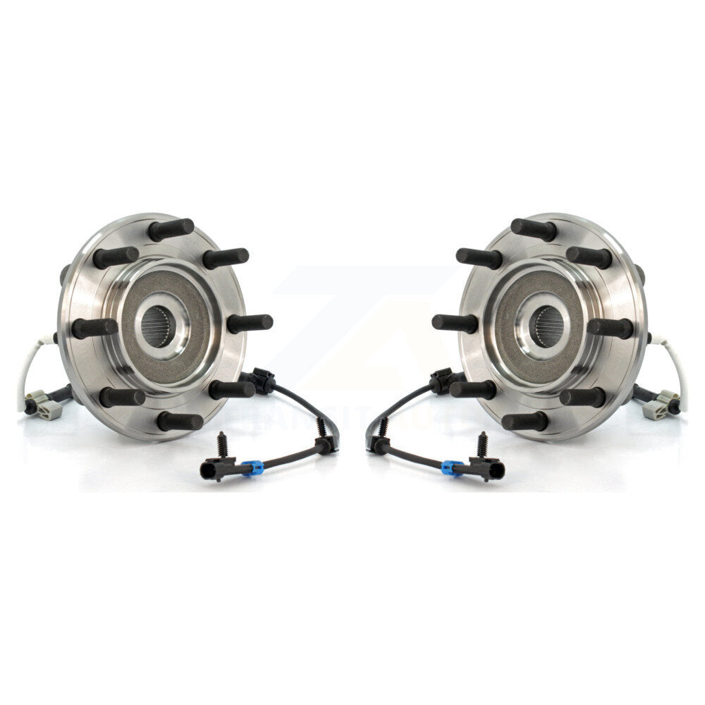 Paire d'assemblage de roulement et moyeu de roue avant pour Chevrolet GMC Sierra 3500 Silverado