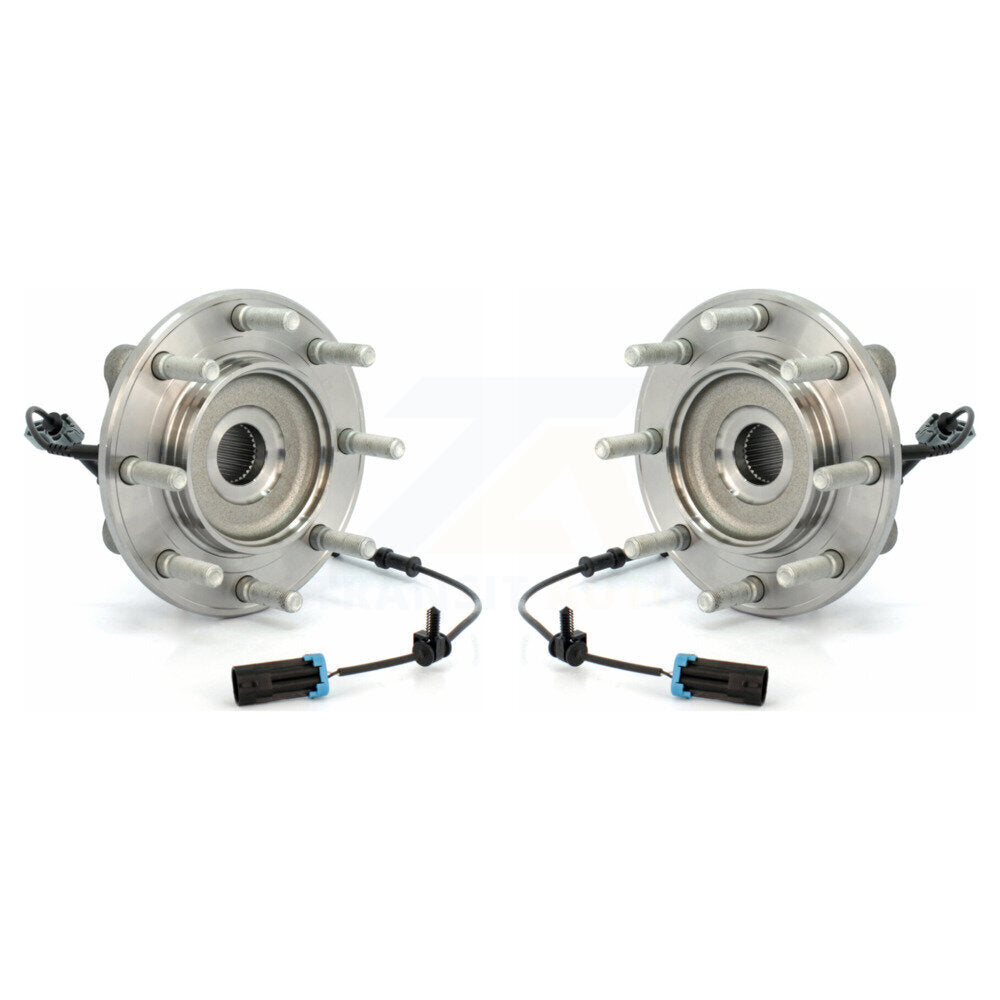 Paire d'assemblage de moyeu de roulement de roue avant, pour GMC Sierra 3500 HD Chevrolet Silverad