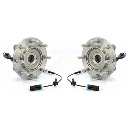 Paire d'assemblage de moyeu de roulement de roue avant, pour GMC Sierra 3500 HD Chevrolet Silverad