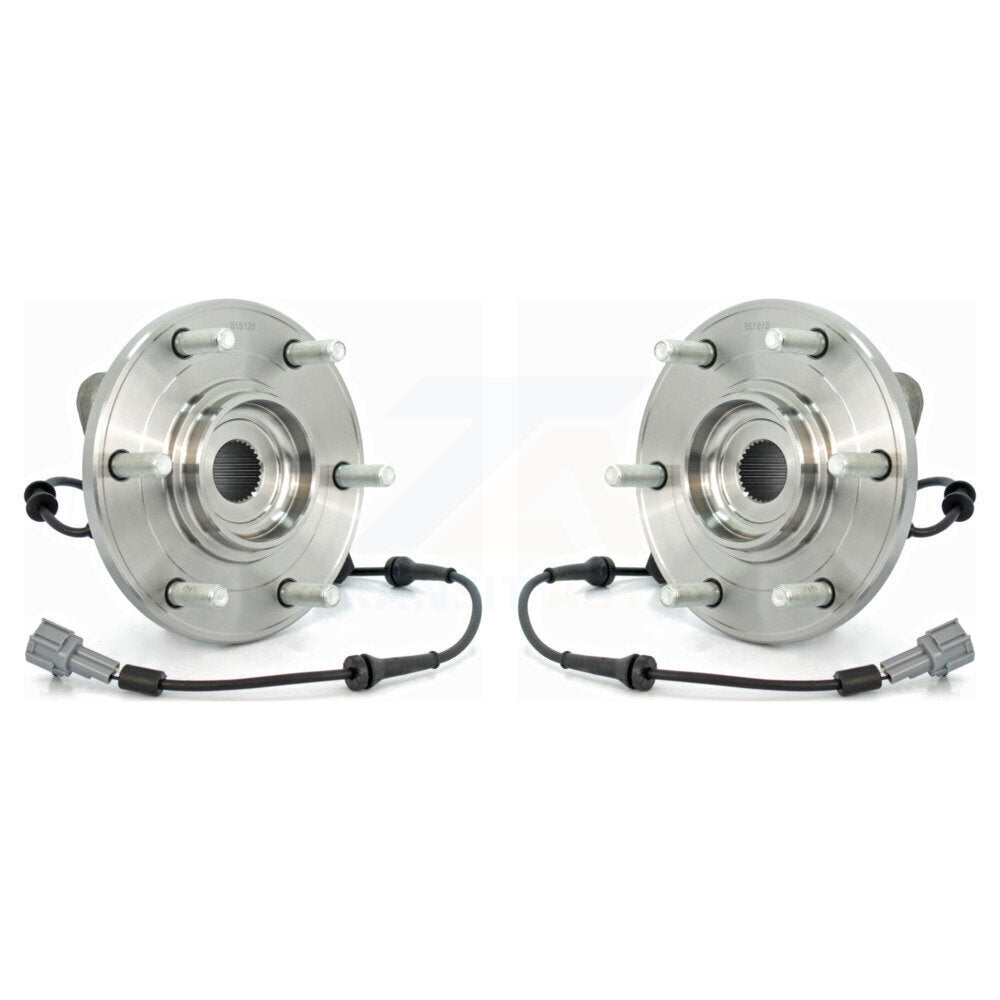 Paire d'assemblage de roulement de roue avant et de moyeu pour Nissan TITAN Armada INFINITI QX56