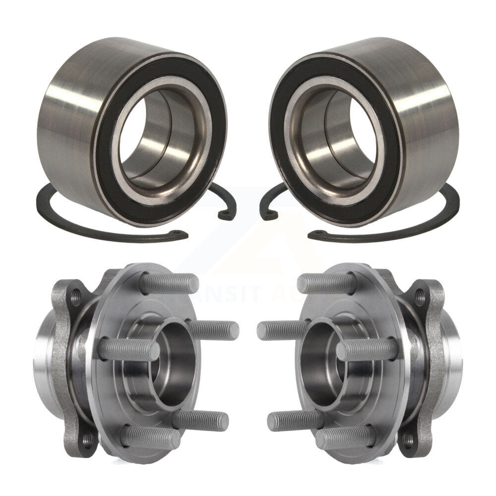 Kit d'assemblage de roulement et de moyeu de roue avant et arrière pour Ford Edge AWD 2015 K70-101598