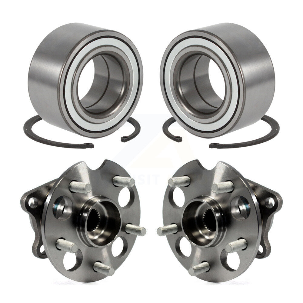 Kit d'assemblage de roulement et de moyeu de roue avant et arrière pour Toyota Sienna AWD 2011 – 2020
