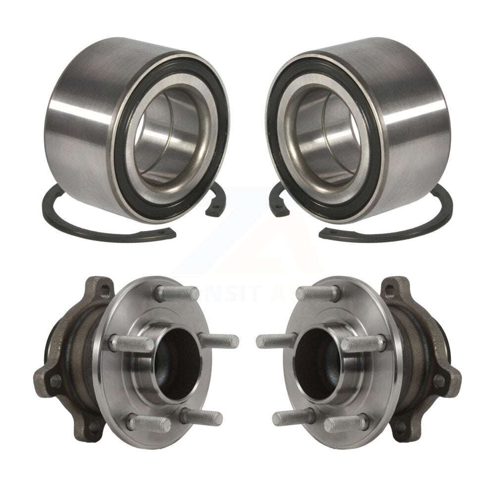 Kit d'assemblage de roulement et de moyeu de roue avant et arrière pour Ford Transit Connect 2014 – 2018