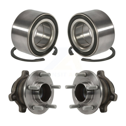 Kit d'assemblage de roulement et de moyeu de roue avant et arrière pour Ford Transit Connect 2014 – 2018