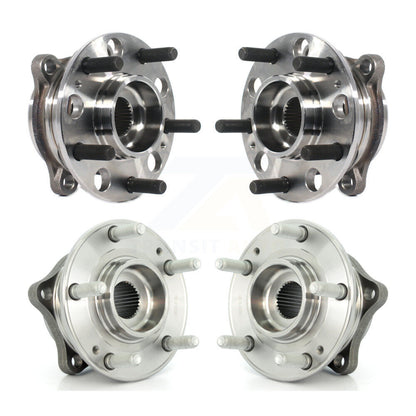 Front Rear Wheel Bearing & Hub Assembly Kit For Hyundai Santa Fe Sport XL AWD