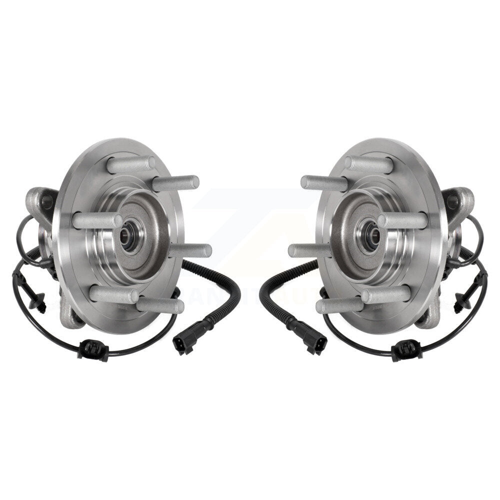 Paire d'assemblage de moyeu de roulement de roue avant, pour Ford Expedition Lincoln Navigator 4WD