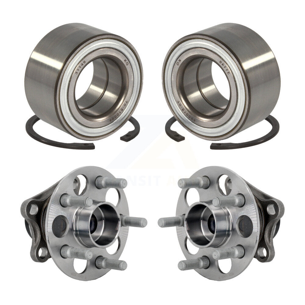 Kit d'assemblage de roulement et moyeu de roue avant et arrière pour Scion xD 2008-2014 K70-102136