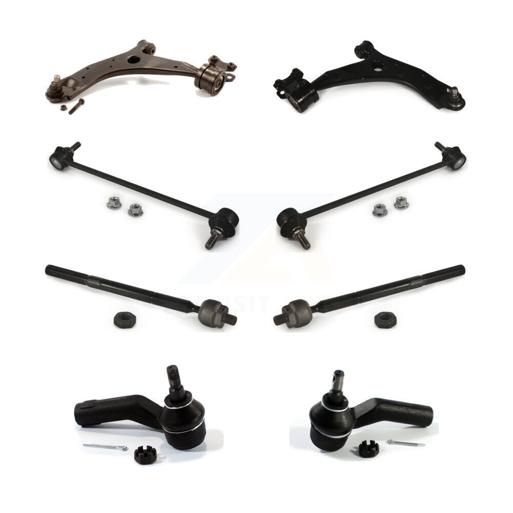 Kit de liaison d'extrémité de biellette de direction, bras de Suspension avant et rotule (8 pièces) pour Mazda 3 5 Spor