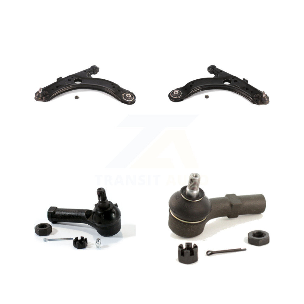Kit de bras de commande avant et d'extrémité de biellette de direction, pour Volkswagen Jetta Golf Beetle City