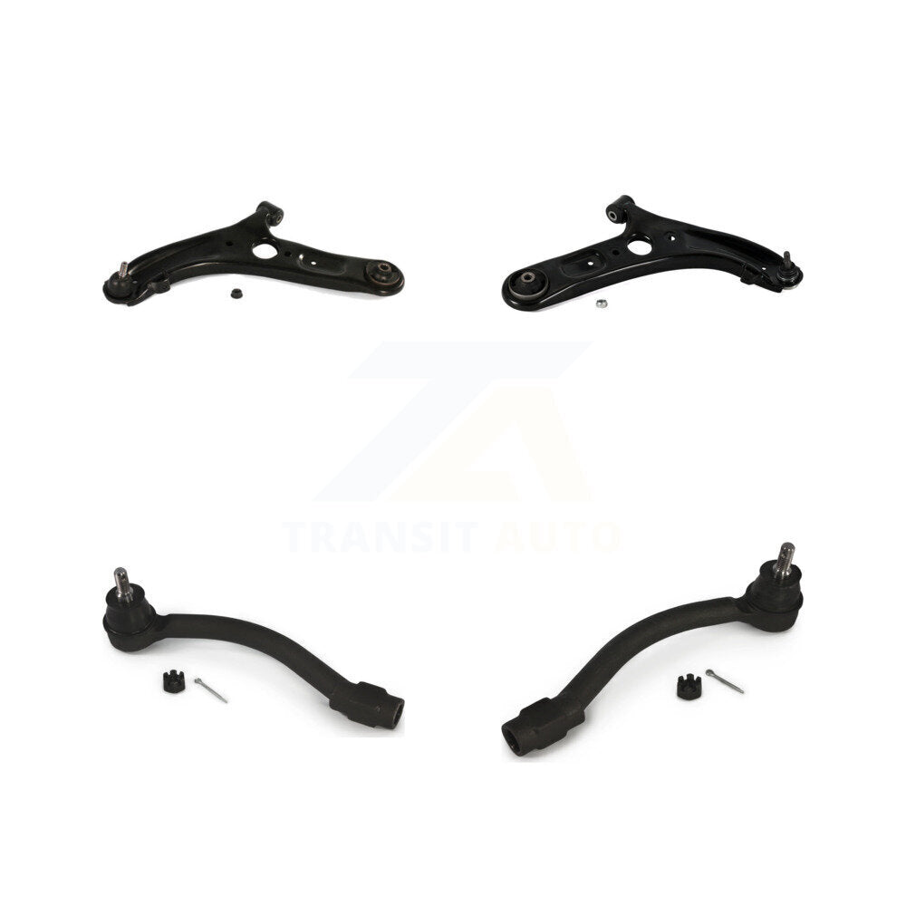 Kit de bras de commande avant et d'extrémité de biellette de direction, pour Hyundai Elantra GT Veloster Coupé
