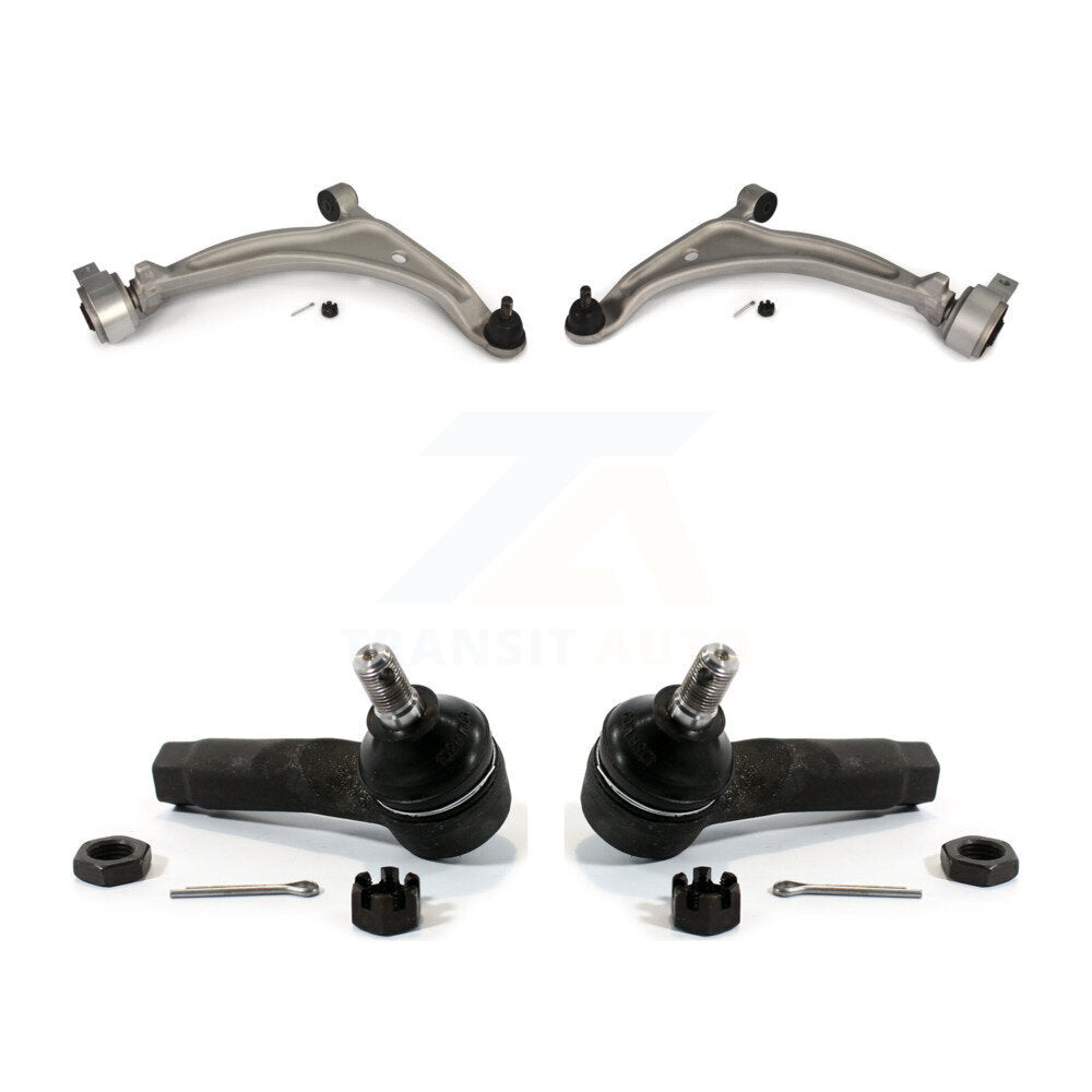 Bras de commande de Suspension avant et Kit d'extrémité de biellette de direction pour Nissan Altima Maxima