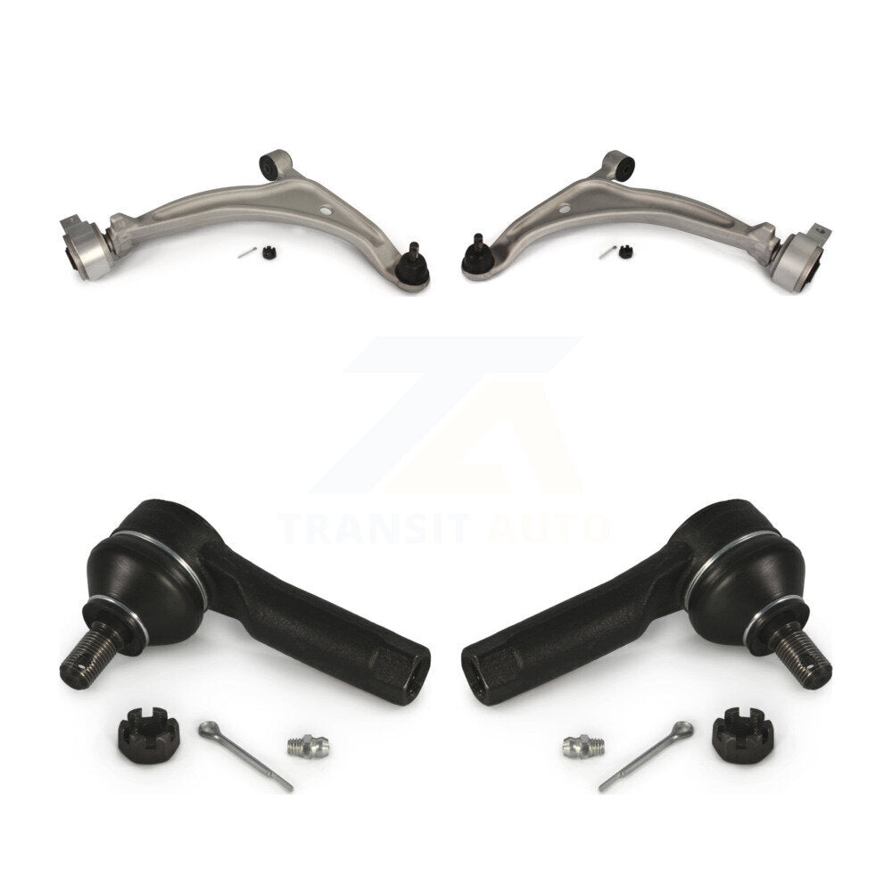 Bras de commande de suspension avant et kit d'extrémité de biellette de direction pour Nissan Altima 2005-2006