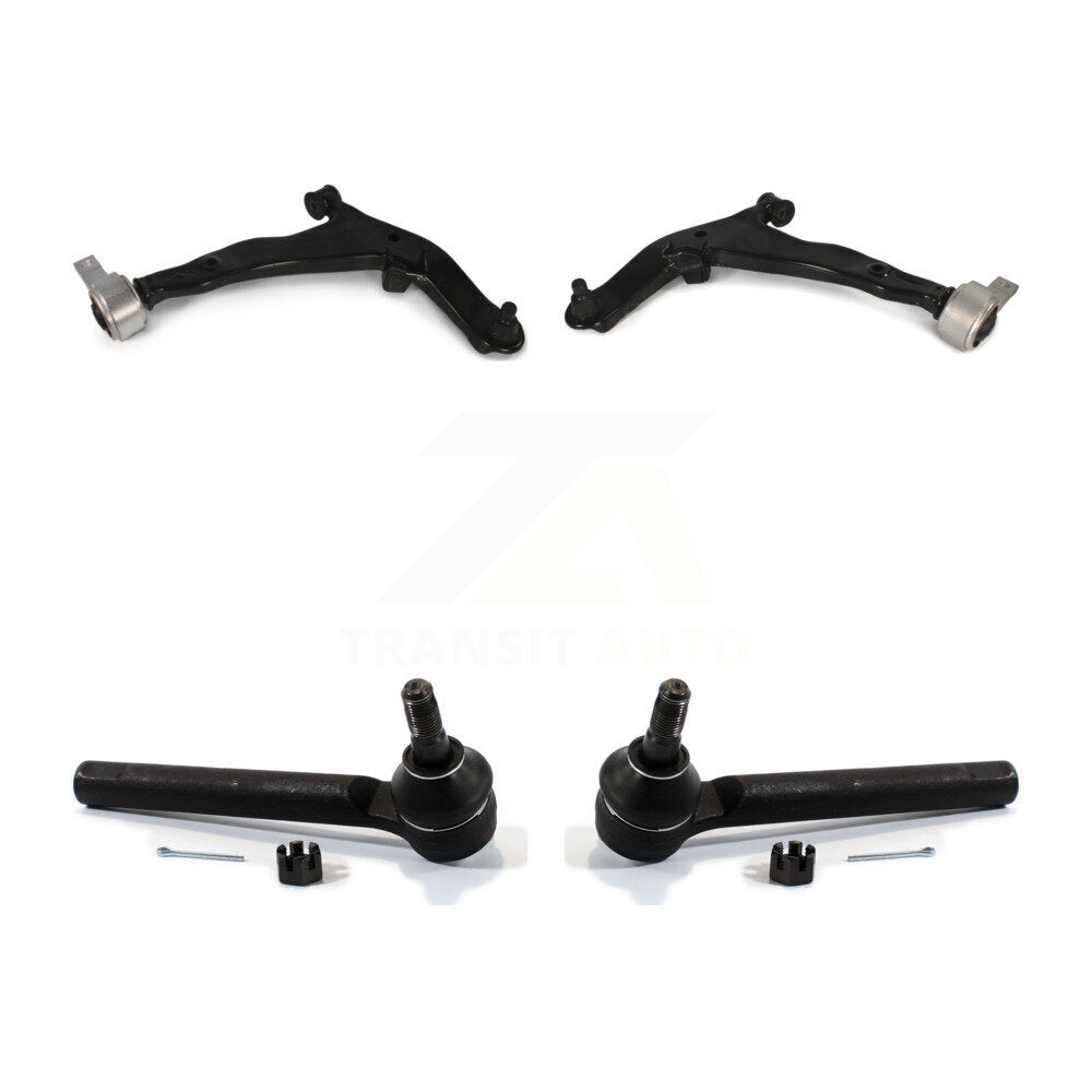 Kit de bras de commande de Suspension avant et d'extrémité de biellette de direction pour Nissan Murano 2005 – 2007